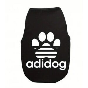 Adidog Pet Dog Cat Shirt Black Size L Soft Comfortable NEW‎